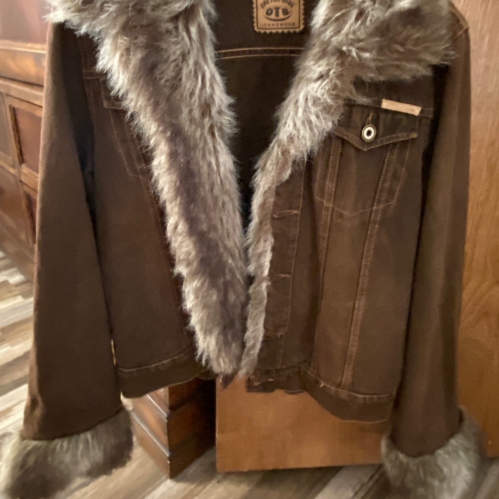 Denim Brown Women’s Jacket